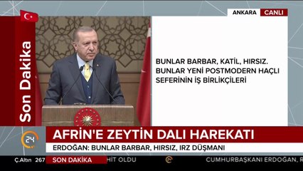 Cumhurbaşkanı Erdoğan konuşma yapıyor