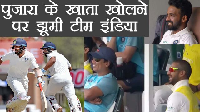 India Vs South Africa 3rd Test: Cheteshwar Pujara scores first run on 54th delivery | वनइंडिया हिंदी