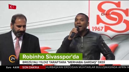 Taraftara "Merhaba gardaş" dedi