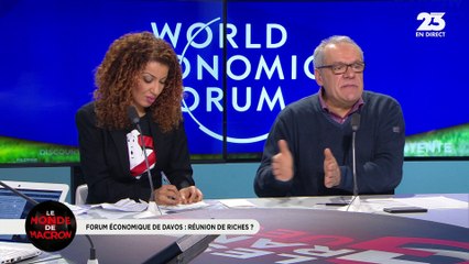 Le monde de Macron: Le Forum économique de Davos, une réunion de riches ? – 24/01