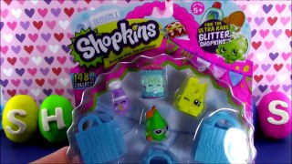 Shopkins Limited Edition Hunt Playdoh Surprise 5 Pack Shopkins Mystery Baskets Princess Anna Frozen