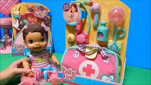 3 Baby Alive Accessory Sets Get Well Kit Fold N Go Play Mat Salon Chic Vanity Set Unboxing Review