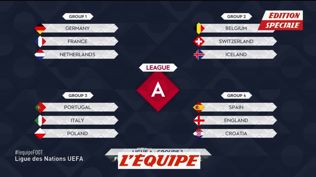 Foot - LdN : Le tirage au sort de la Ligue A avec les Bleus