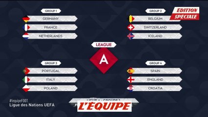 Foot - LdN : Le tirage au sort de la Ligue A avec les Bleus