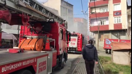 Avcılar'da Kumaş Dolu Tekstil Atölyesinde Yangın