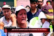 Chosica: desviación del río Rímac deja más de 50 damnificados