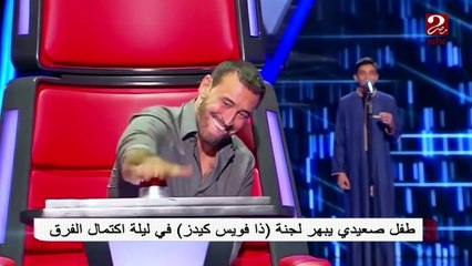 نانسي وتامر يتنافسون على ابن الصعيد فى برنامج  زا فويس