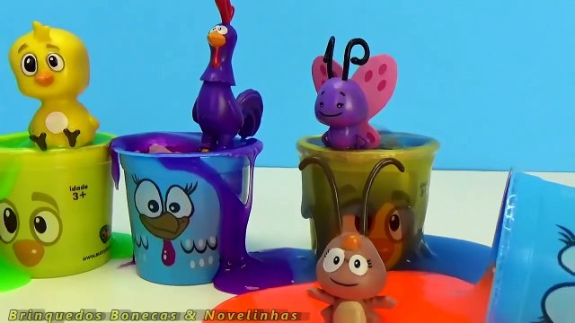 Galinha Pintadinha Surpresa Amoeba Masha Pintinho Amarelinho Dora Toy Brinquedos Aprendendo Cores