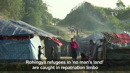 Rohingya in no man's land caught in repatriation limbo