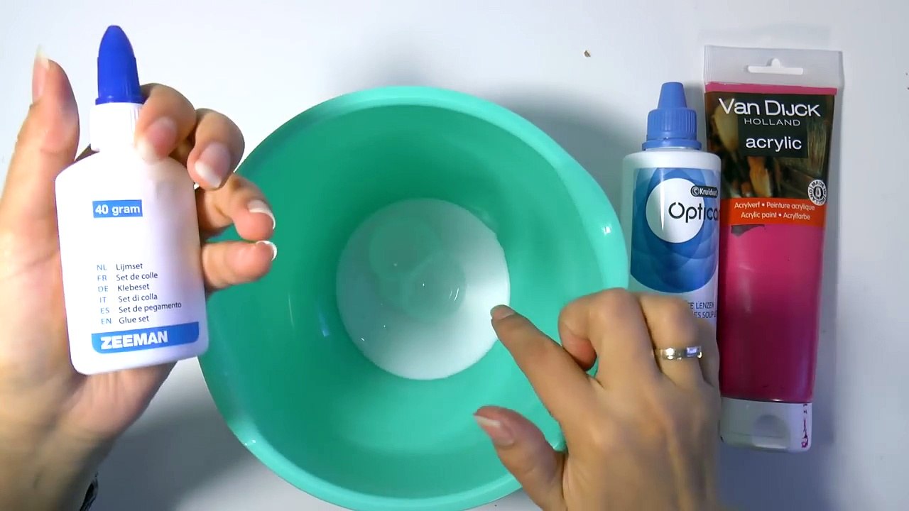 Zelf glitterslijm maken (2 kleuren) - Ik heb weer wat nieuws geleerd! Dit had ik echt niet gedacht!