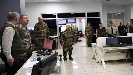 Genelkurmay Başkanı Orgeneral Akar, Harekat Merkezlerinde İnceleme ve Denetlemede Bulundu