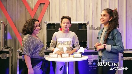 تحدي طريف في الكواليس بين أشرق ومحمد ونينار