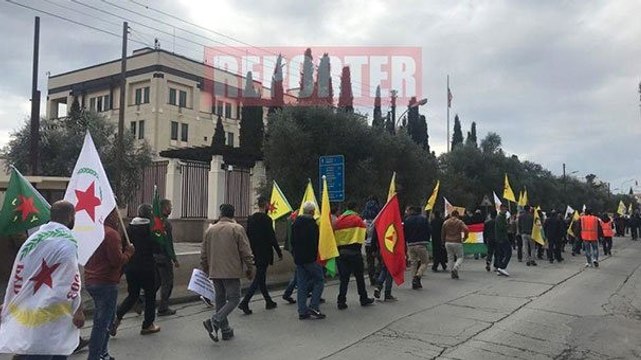 Almanya'dan Sonra Şimdi de Güney Kıbrıs! Terör Destekçileri Sokağa Çıktı