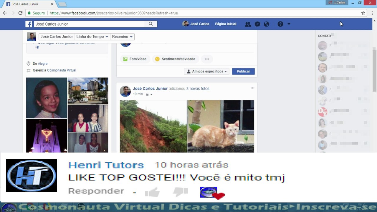 Editar apelidos no Facebook