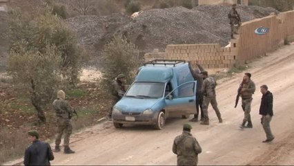 Azez Bölgesi'nde Öso Askeri Sıkı Denetim Yapıyor