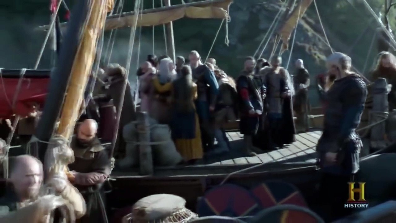 Bjorn and Hvitserk Leaving Kattegat - Vikings S04E12