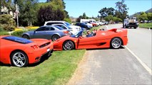 Monterey Car Week new Video 1!! Lamborghini Veneno, LaFerrari, 918 Spyder, LFA, Enzo, F50, F40!