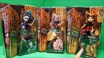 Monster High Boo York Dolls Luna Mothews Elle Eedee Mouscedes King Deboxing Toy Review