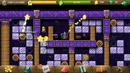 Stone pillar shrine - Diggy's Adventure