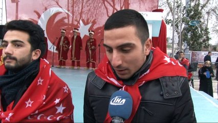 Elleri kınalı askerlerden Zeytin Dalı Harekatı'na destek