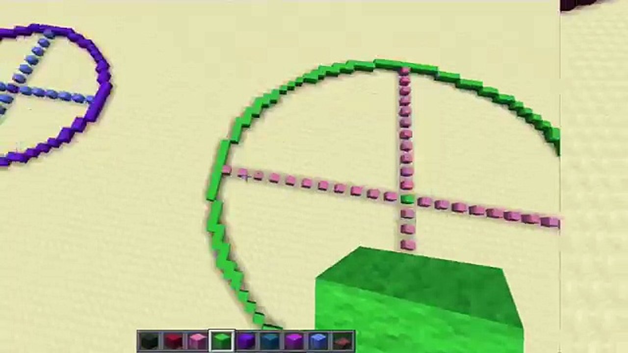 RabbitRoars: Minecraft Tutorial: How to build Circles, Towers, Arches and Domes!