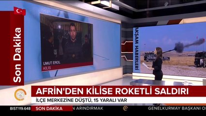 Kilis'e roket saldırı