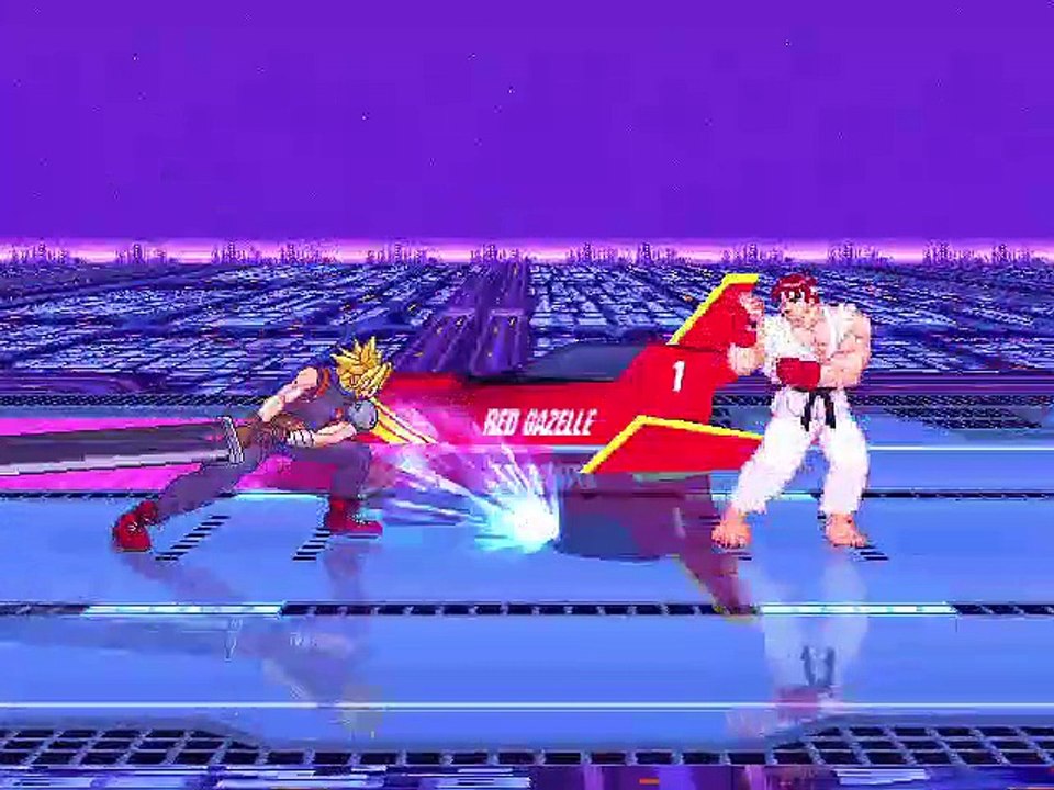 CLOUD VS RYO (M.U.G.E.N)