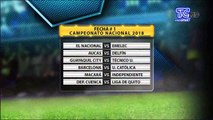 Así serán las dos primeras fechas del Campeonato Ecuatoriano 2018