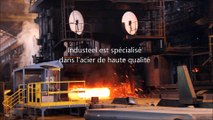 Le laminoir de l'usine Industeel de Châteauneuf