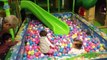 kids Playtime with bubbles in Indoor Playground Play Area for kids