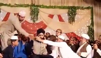 Zainab's rapist and murderer, talking about religion in a mehfil-e-naat.