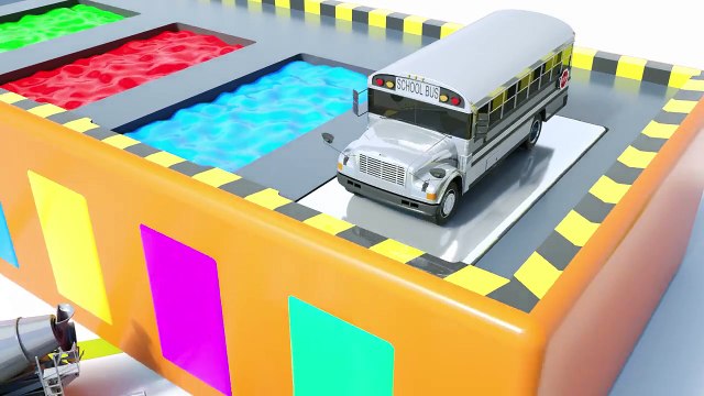 Colors For Children to Learn with Street Vehicle #h Learn Colors with Car Parking Water Toys