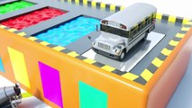 Colors For Children to Learn with Street Vehicle #h Learn Colors with Car Parking Water Toys