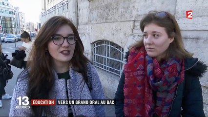 Éducation : bientôt un grand oral dans l'examen du bac ?