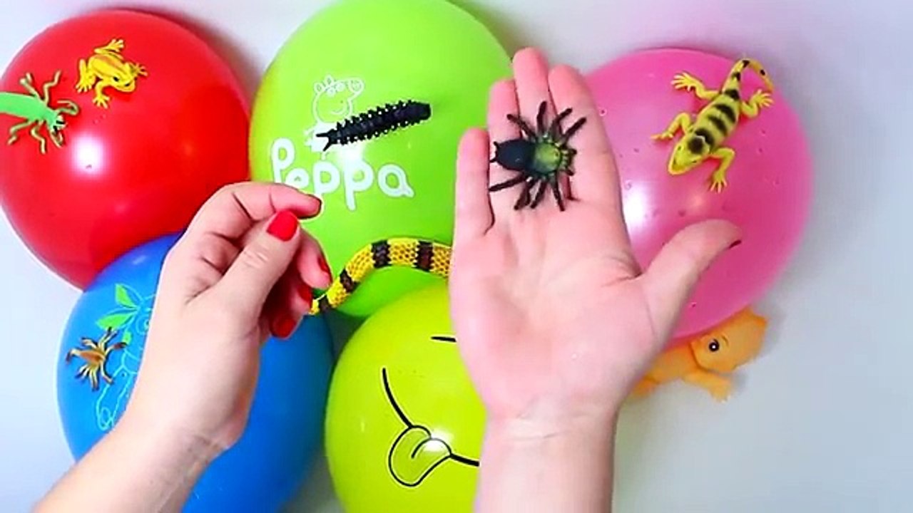 44 minutes of Finger Family Songs Collection Wet Balloons Learn Colors Nursery Rhymes for Babies