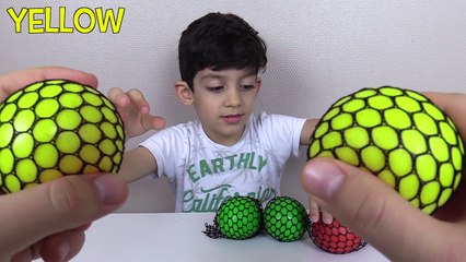 Learn Colors with Squishy Balls for Children and Toddlers