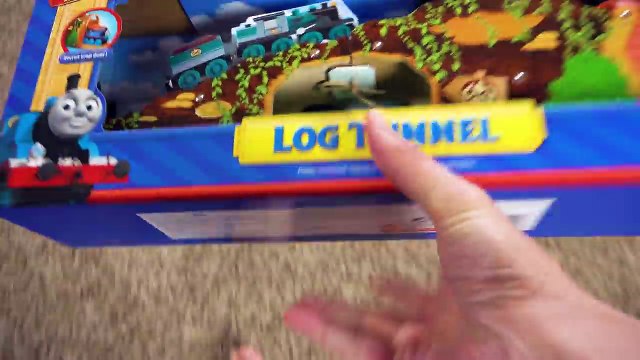 Thomas and Friends Thomas Train LOG TUNNEL! Fun Toy Trains for Kids Videos for Children and Brio