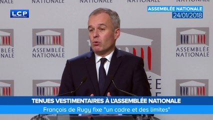 Tenue vestimentaire : François de Rugy fixe "un cadre et des limites"