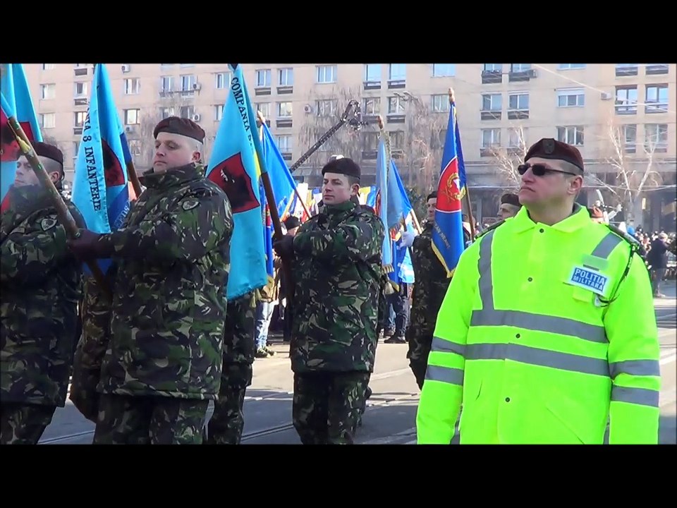 Parada militara din 24 ianuarie 2018 de la Iasi, Piata UNIRII