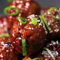 Baked Orange Chicken Meatballs