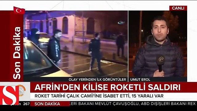 Kilis merkezine roket düştü