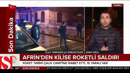 Kilis merkezine roket düştü