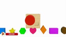 Learn Colors With Wooden Shape - Colors and Shapes for Kids Children Toddlers wi
