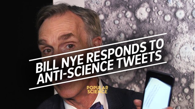 Bill Nye Responds to Anti-Science Tweets