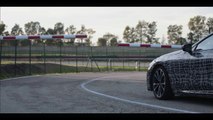 BMW 8 Series Coupe vehicle dynamics testing, warm-up laps in Italy