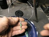 Sterling Wire Neclace and Ethiopian opal