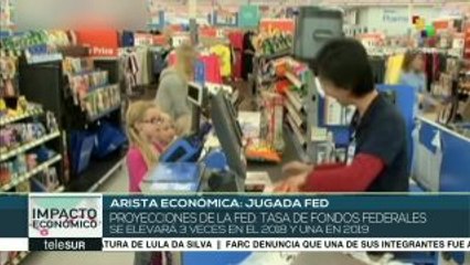 FED prevé que tasa de fondos federales se elevará 3 veces en 2018