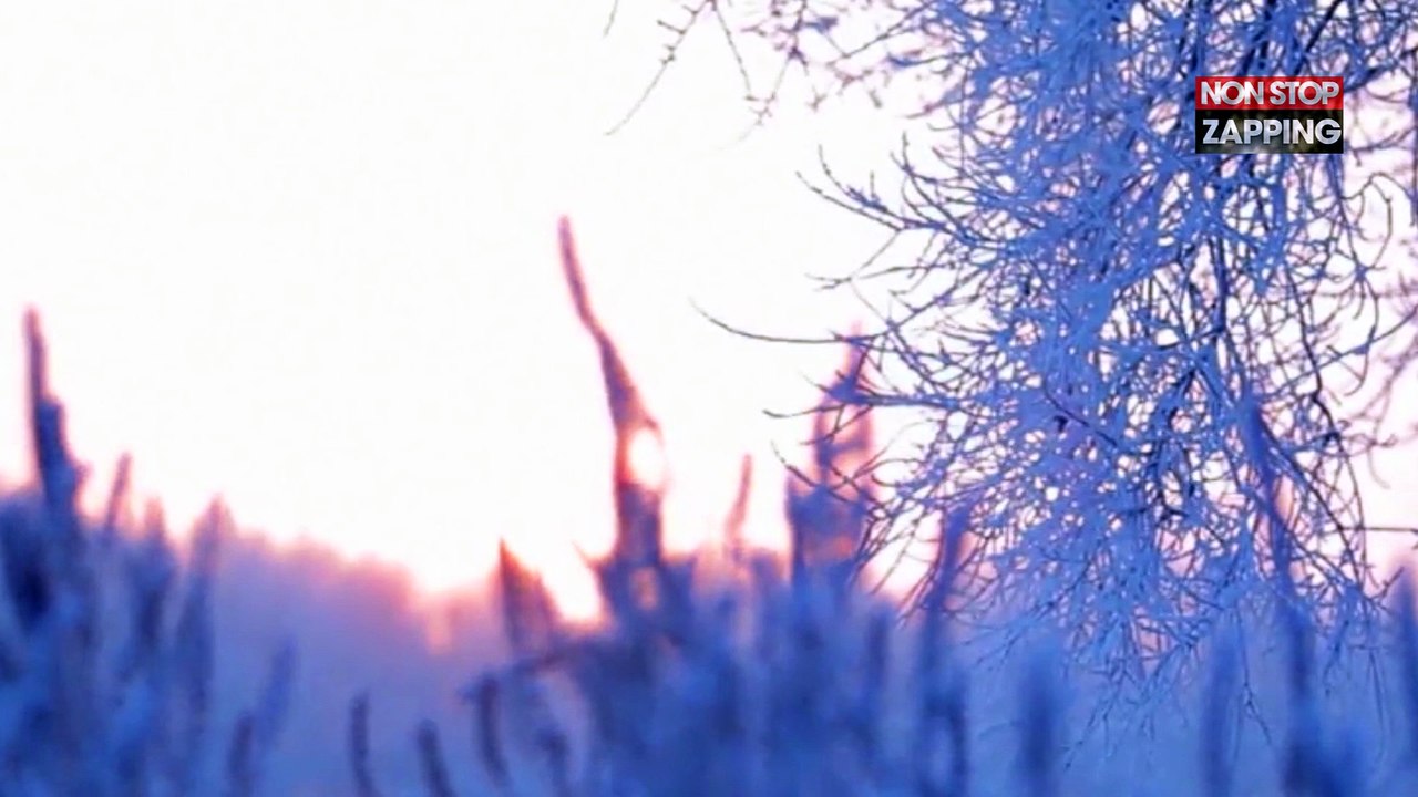 Chine : des paysages gelés magnifiques attirent les touristes (Vidéo)
