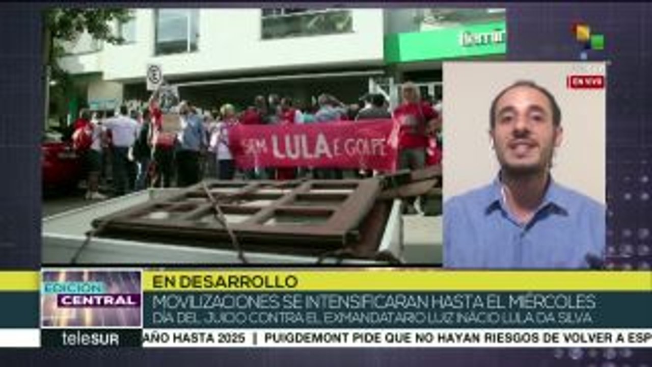 Brasileños aseguran que defender a Lula es defender la democracia