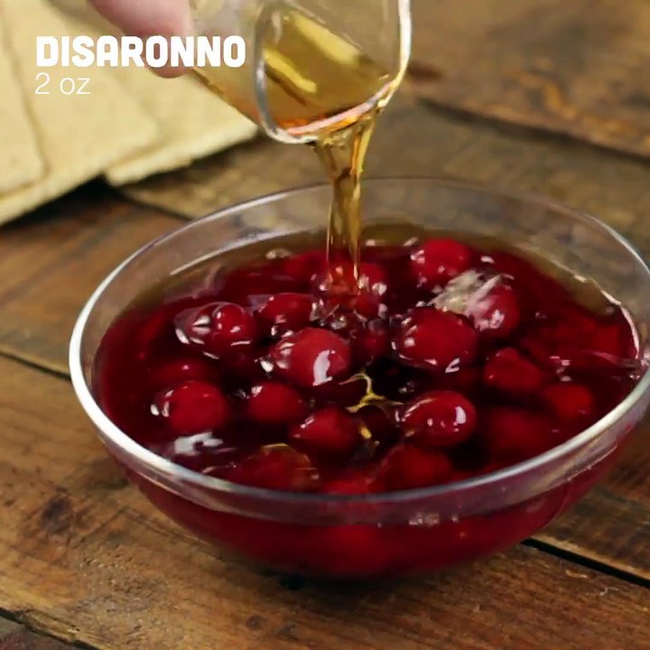 Cherry Cheesecake Whiskey Shots